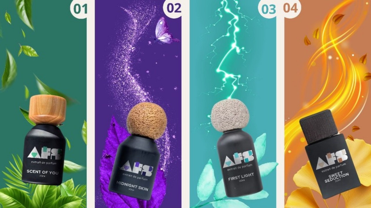 AFS Perfume — aplikasi brand di lini produk